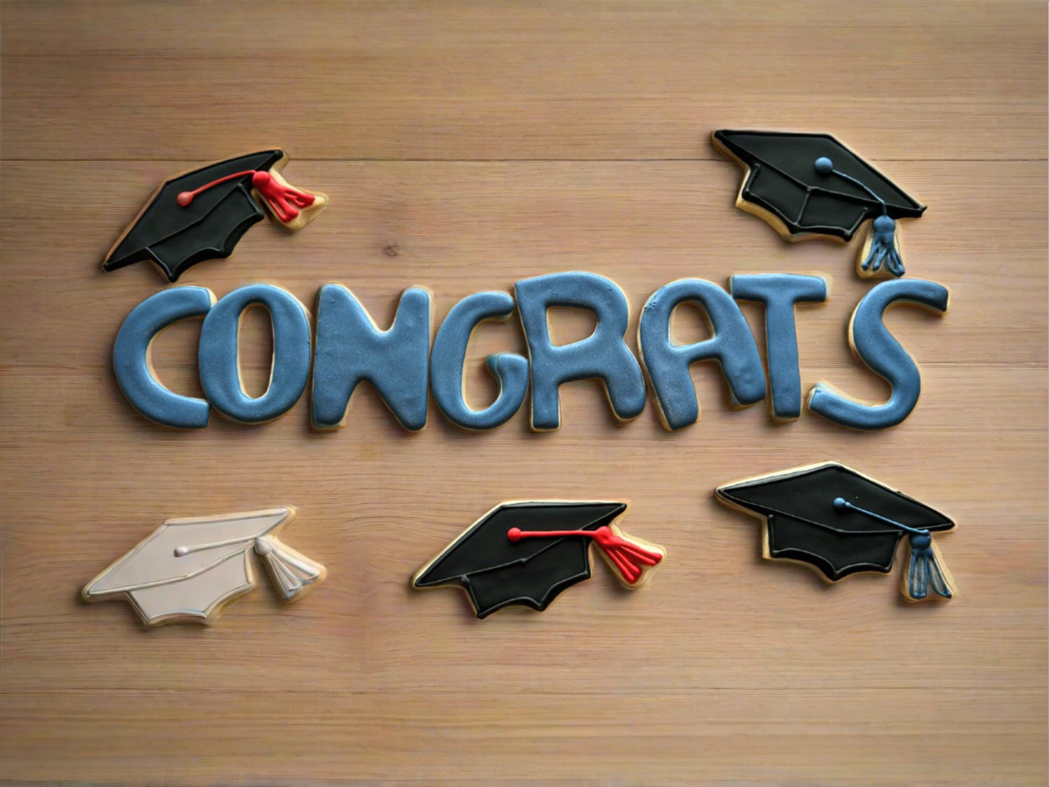 "Congrats" Grad Cookies 12ct